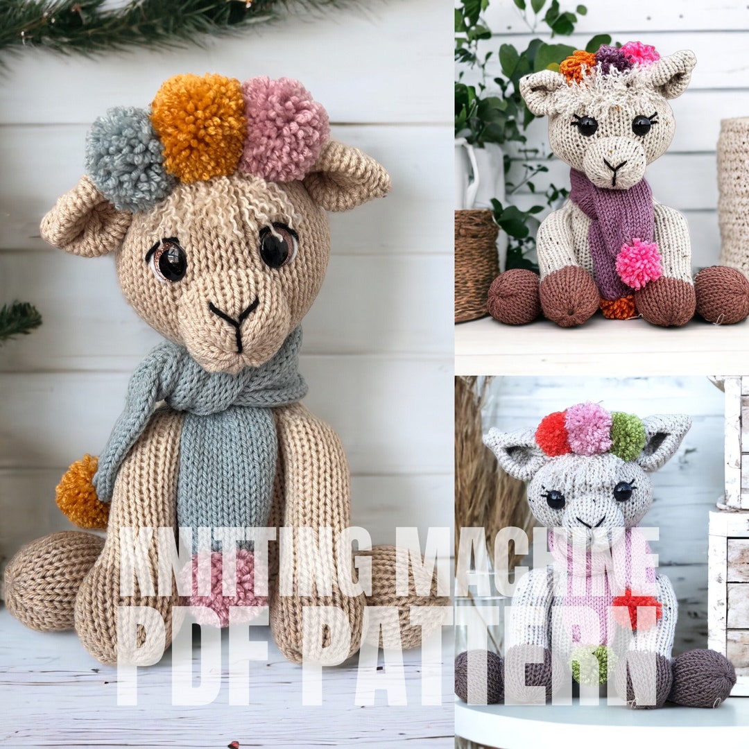 Llama - Circular Knitting Machine Pdf Pattern - Sentro Addi