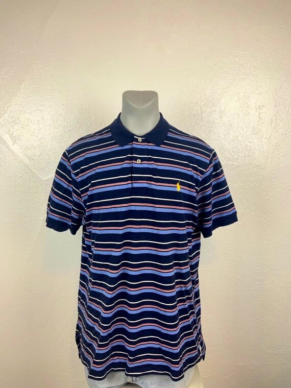black and blue polo ralph lauren shirt