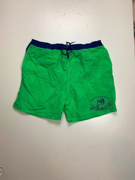 90s swim trunks