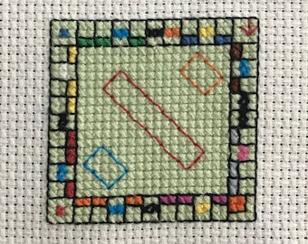 Classic Board Game Cross stitch Pattern