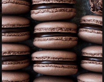 Macarons au chocolat