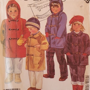 McCall&#39;s 2785 Children&#39;s Unlined Coat and Detachable Hood