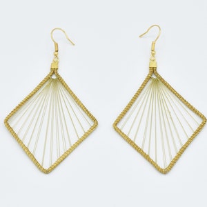 Golden Grass Earrings / Capim Dourado Earrings / Brincas Oro Vegetal