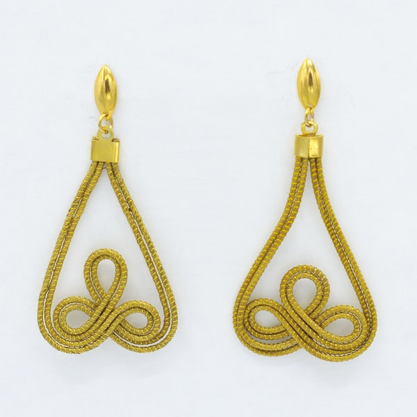 Brazilian Golden Grass Earrings / Lotus Earring / Organic Jewelry / Brincas Capim Dourado / Brincas Oro Vegetal