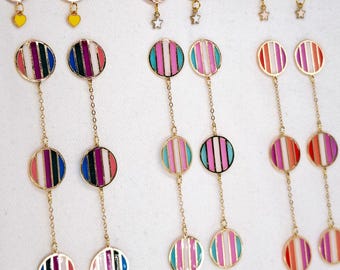 Pendientes colgantes con el orgullo: joyas con un toque de personalidad para personas queer | Accesorio LGBTQ+, no binario, lesbiana, género fluido, transgénero, diverso