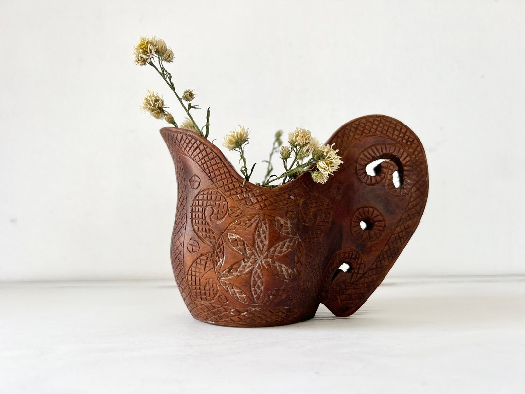 Vintage Kepčije Hand Carved Wooden Cup Shepherds Etsy