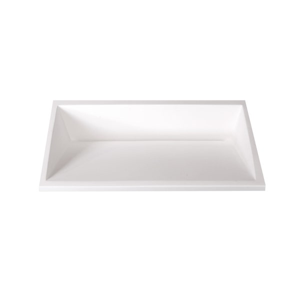 Bathroom Sink Under-mount Ramp Bowl White