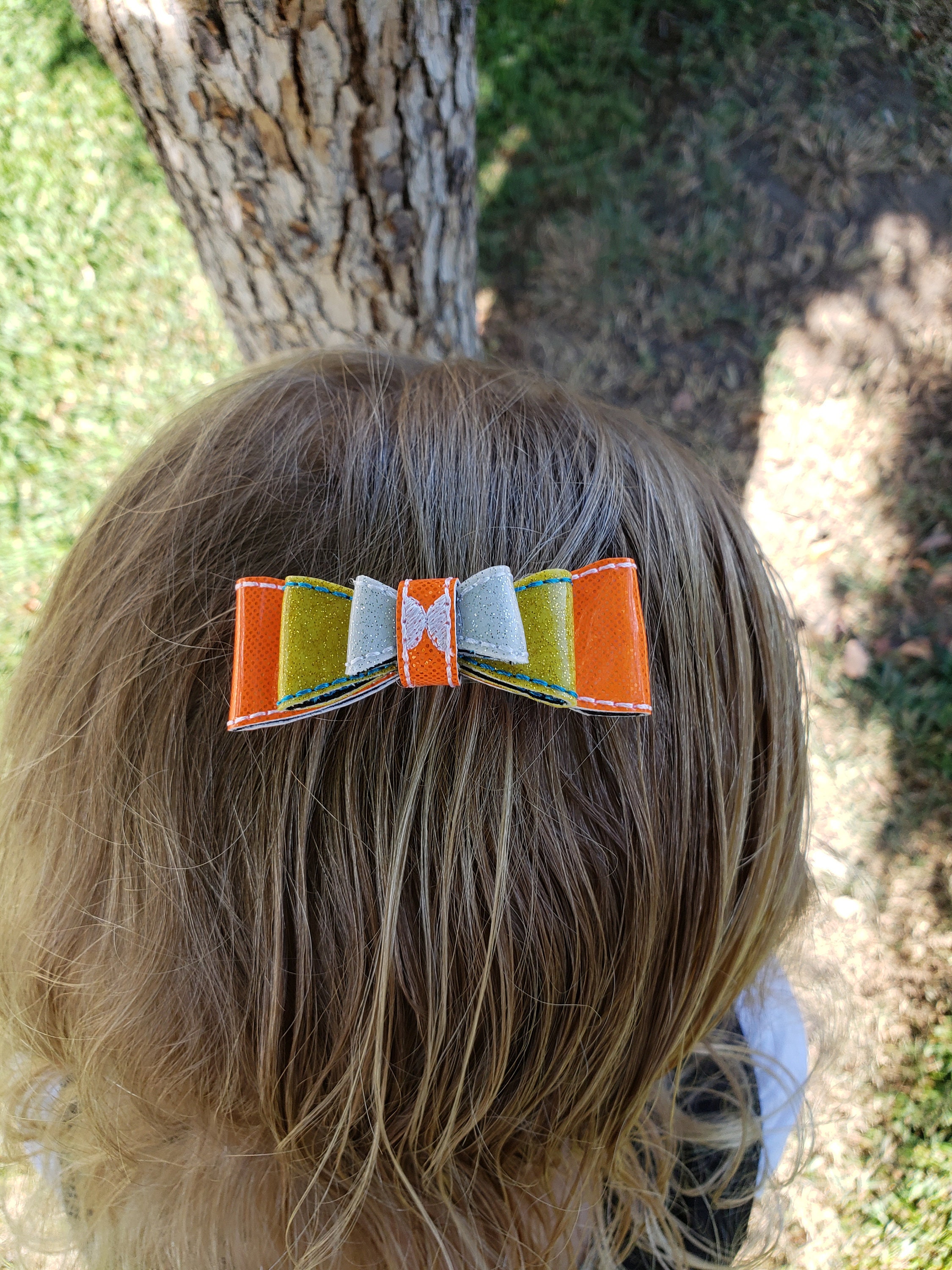 Halloween Bow Halloween Bows Halloween Hair Bows Candy Corn Etsy