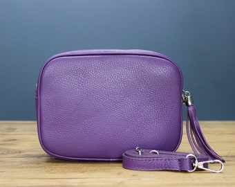 purple crossbody