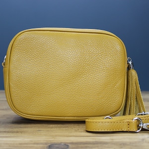 mustard crossbody purse