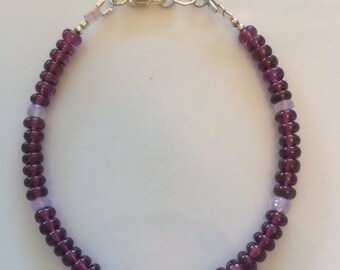 Garnet bracelet