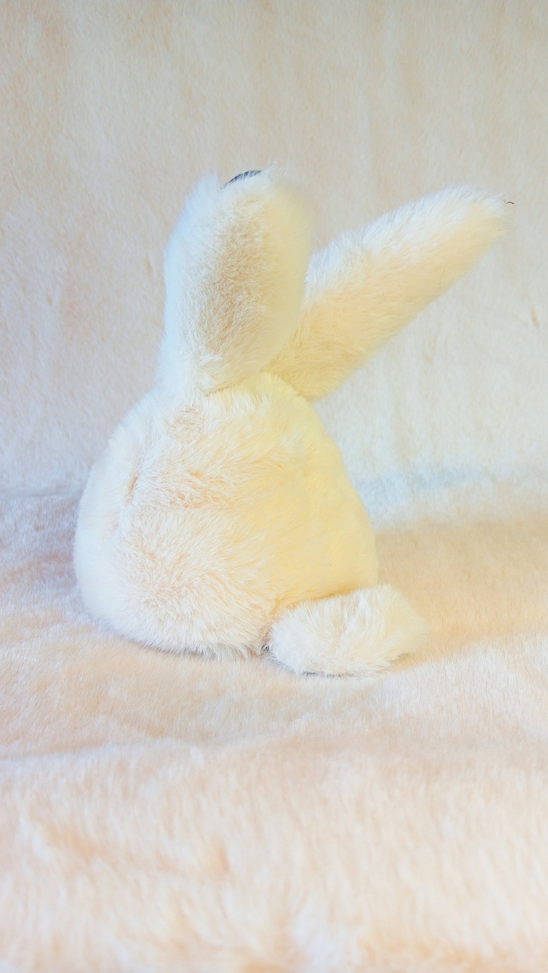 Black and White Rabbit Soft Toy - Etsy