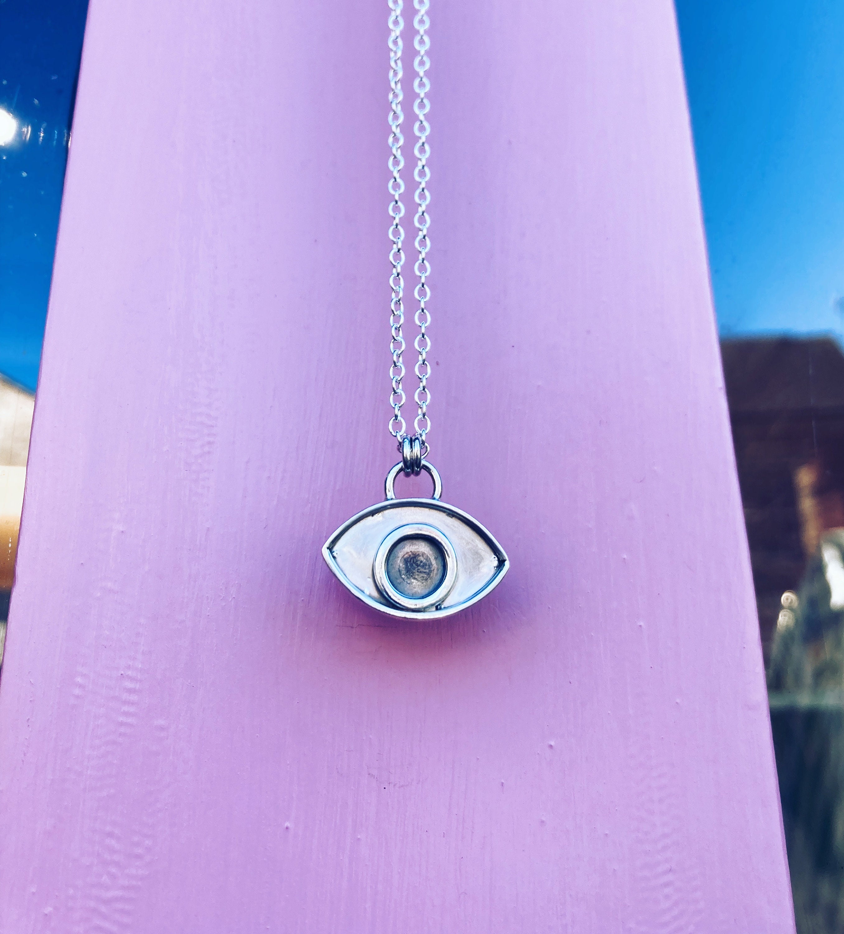 Third eye necklace silver deals