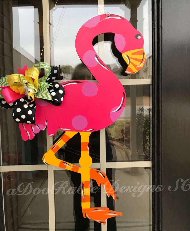 Flamingo Door Hanger