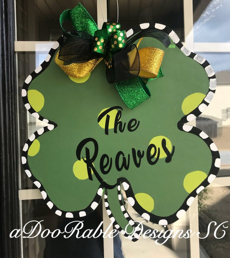 Shamrock Door Hanger
