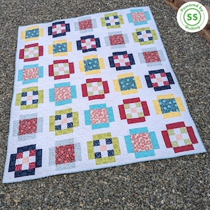 Checkerboard Plus PDF Pattern (PBQ #136)