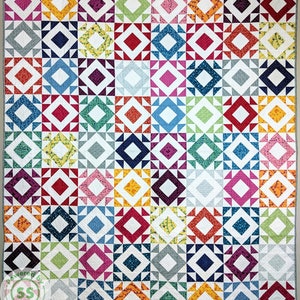 Around The Square PDF Pattern (PBQ #107)