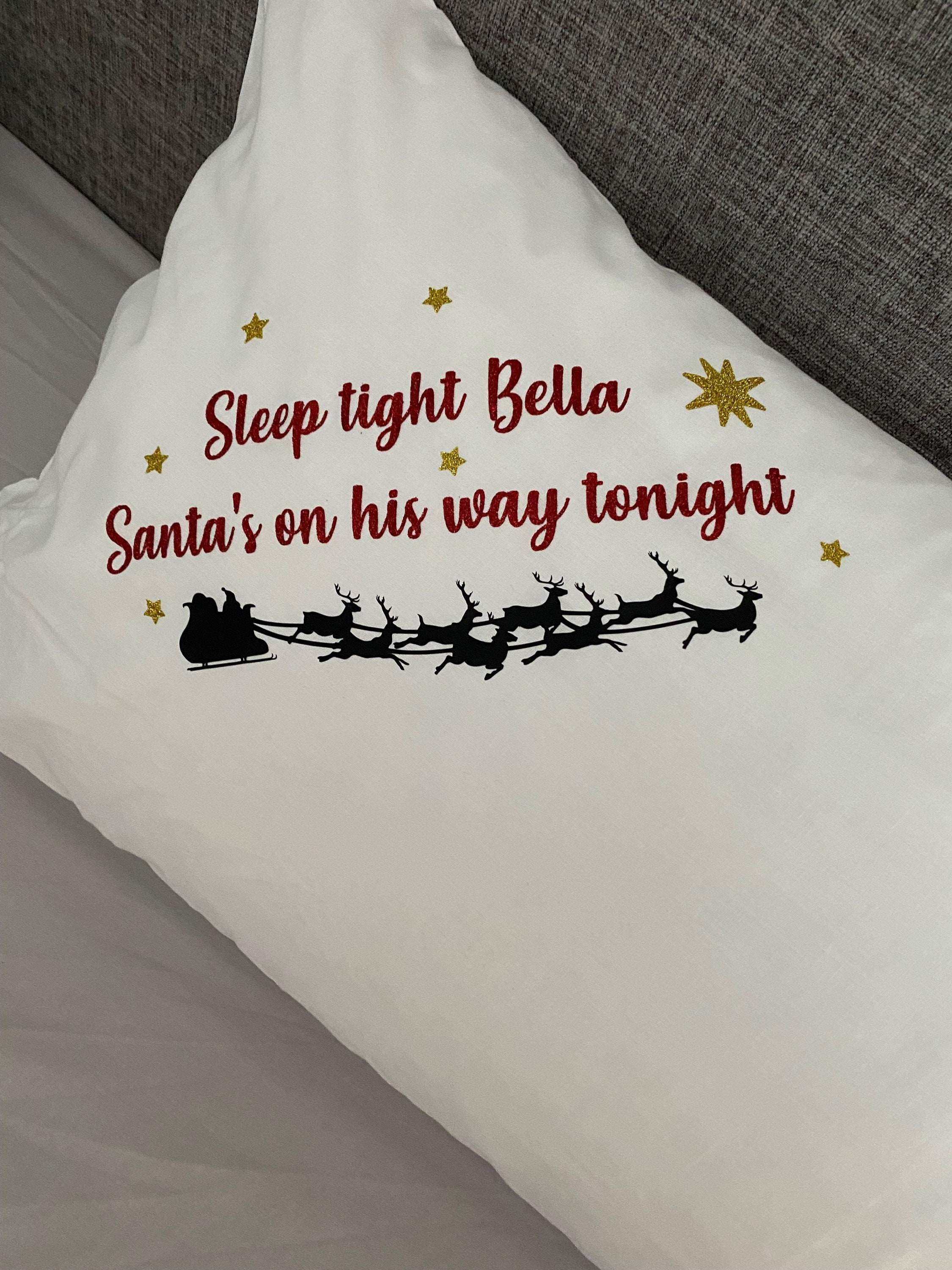 Christmas Eve pillow case christmas gift christmas eve Etsy