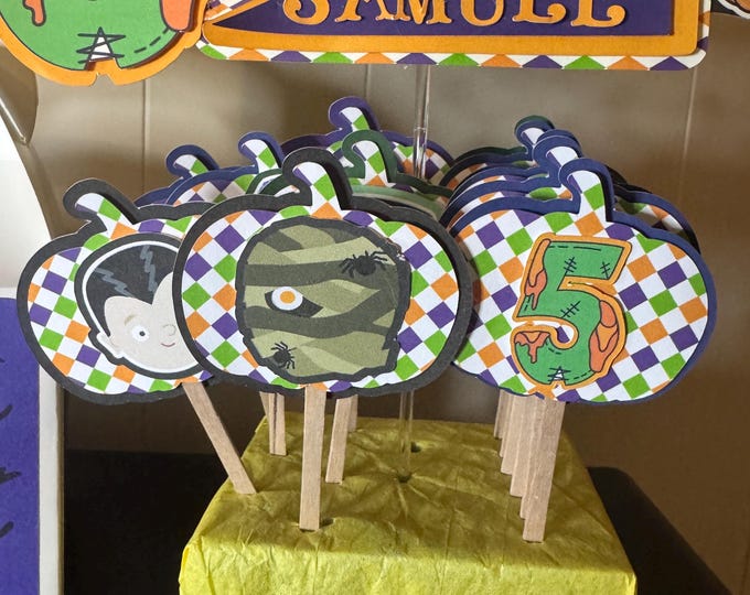 Halloween Cup Cake Toppers
