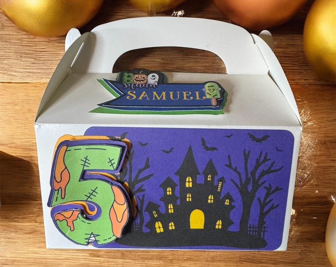 Halloween Personalized Gable Box