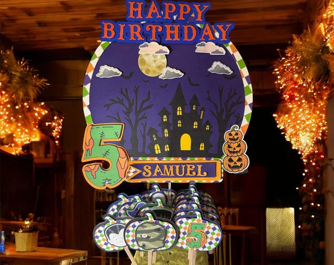 Halloween Cake Topper