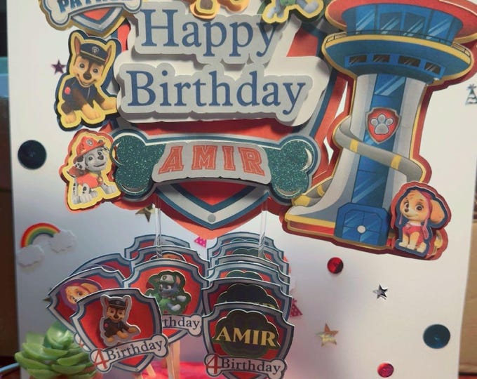 Paw Patrol Cake Topper