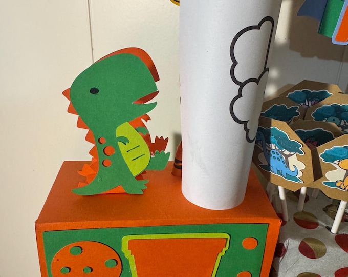 Dino playdough box