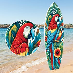 New Jersey Shore Surfboard Wall Art – Coastal Beach House Decor