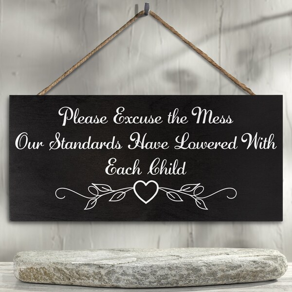 Messy House Sign - Etsy