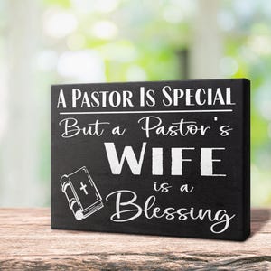 Pastors Wife Gifts, Gift for Pastor&#39;s Wife, Pastor Wife Gift, Pastor Wife Appreciation Gifts, Pastor Wife Poem and Sign