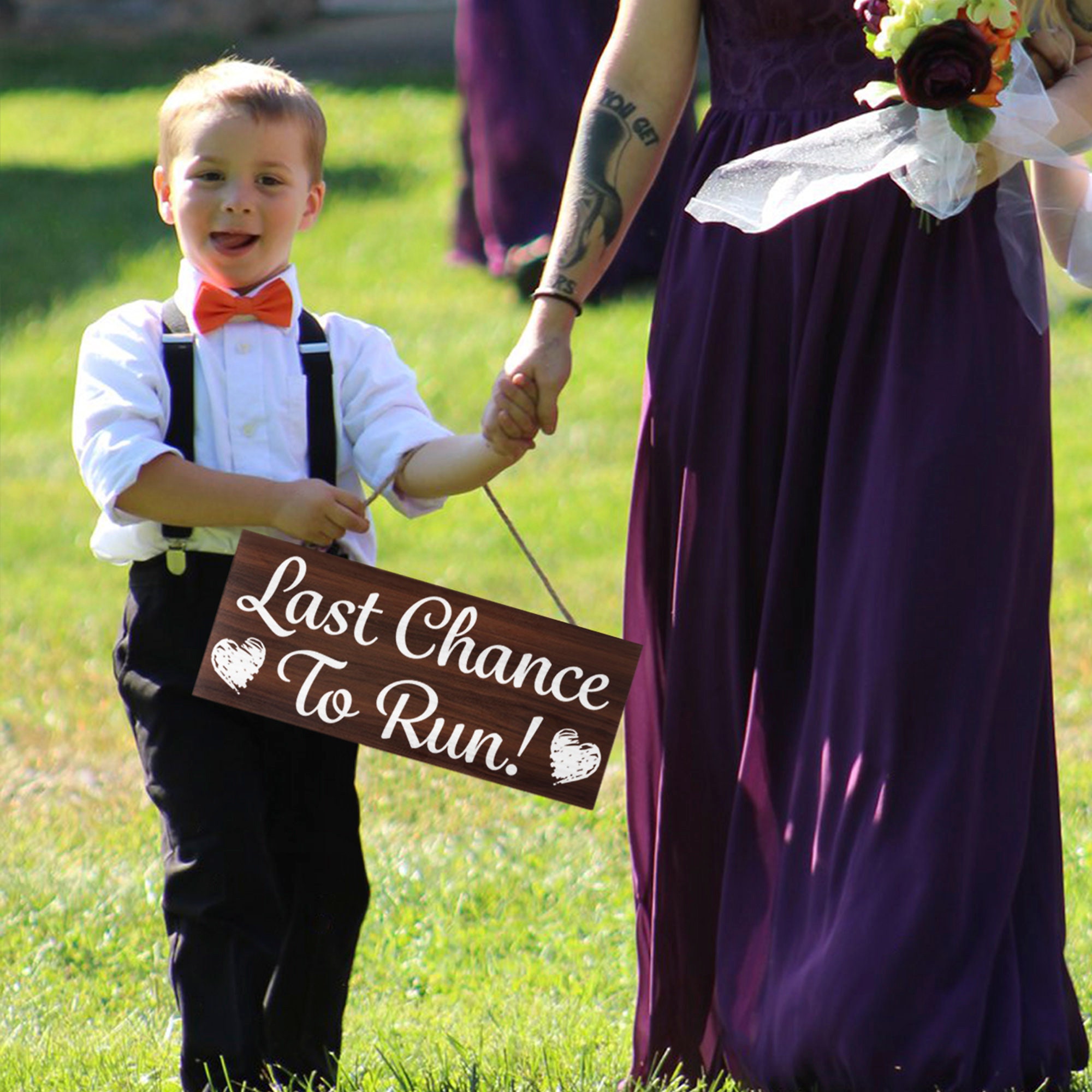 Last Chance to Run Sign Ring Bearer Sign Funny Wedding - Etsy Last Chance to Run Sign Ring Bearer Sign Funny Wedding - Etsy
