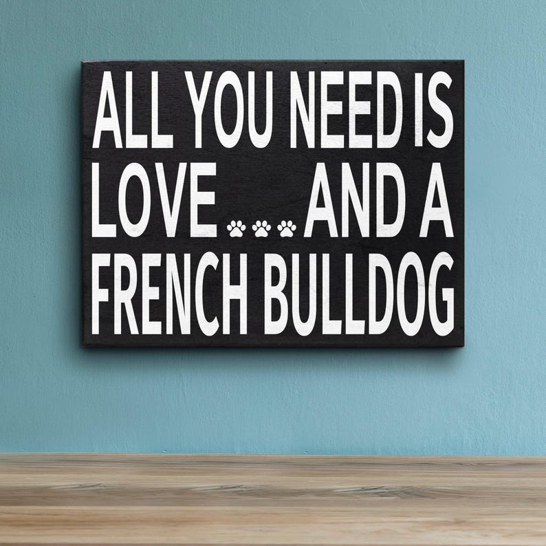 French Bulldog Wood Sign: Frenchie Dog Mom Gift image 7