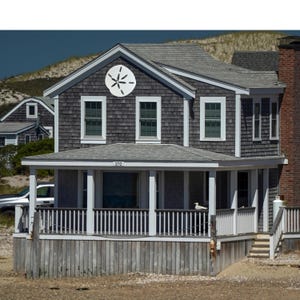 Outdoor Sand Dollar Sign for Beach House, Weather Resistant PVC Coastal ...