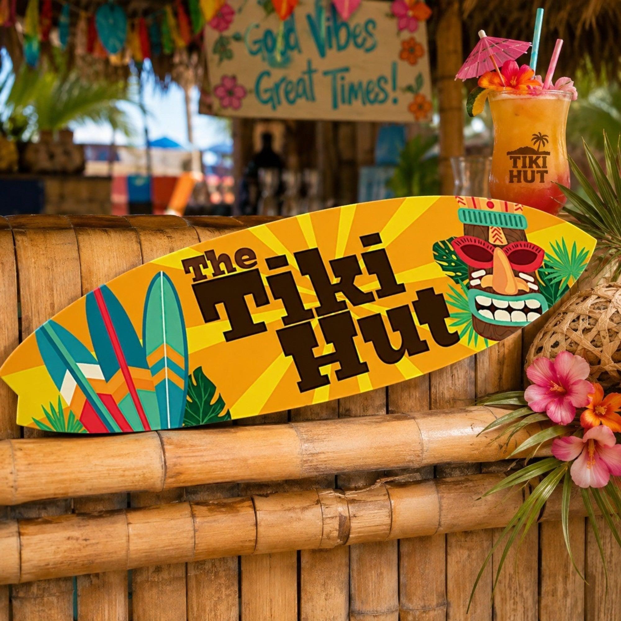 Tiki Surfboard - Etsy