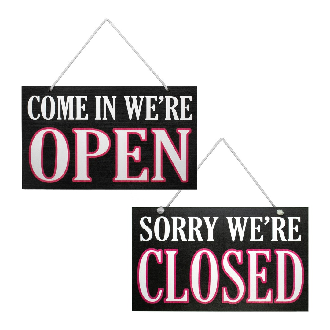 Open and Closed Sign for Business, Open Signs for Business, Open Closed