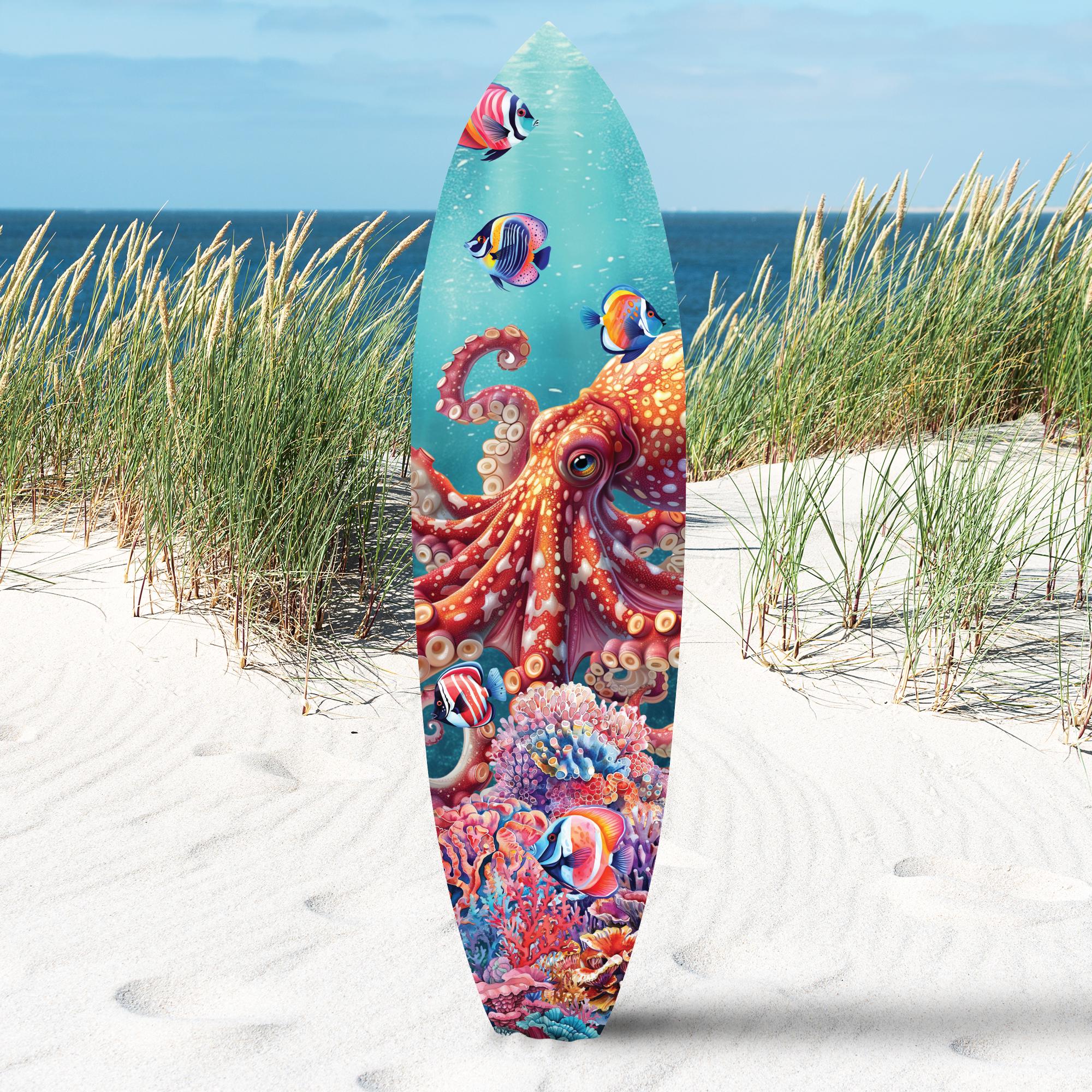 Octopus Surfboard - Etsy