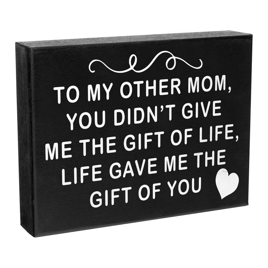 Other Mother Gifts for Mothers Day Second Mom Gift and Wooden Etsy