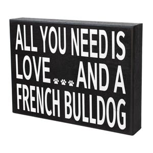 French Bulldog Wood Sign: Frenchie Dog Mom Gift image 10