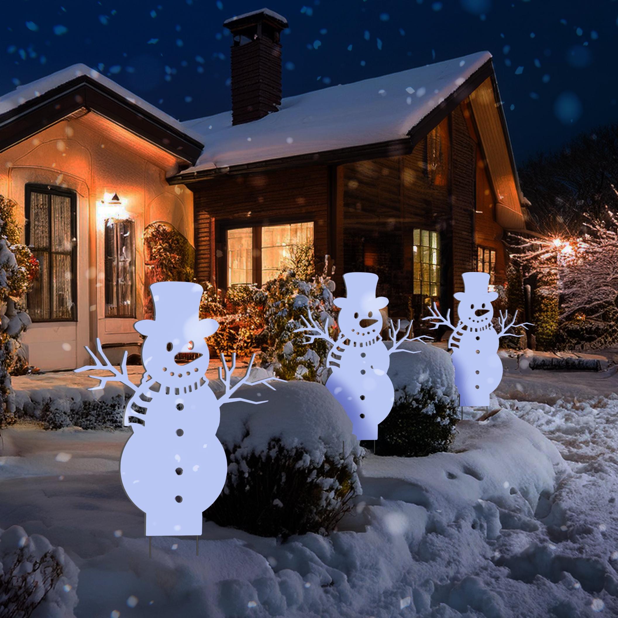Winter Yard Stakes - Etsy