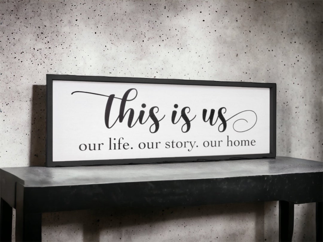 This is Us Wall Decor Farmhouse Wall Hanging and Statement Etsy