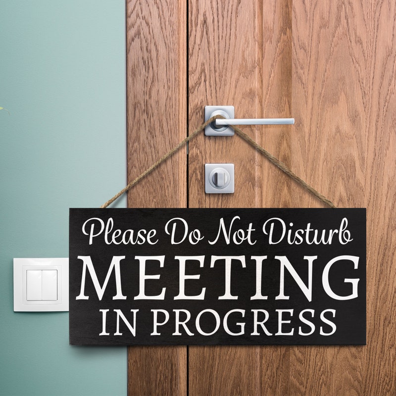 Out Of Office Door Sign Etsy