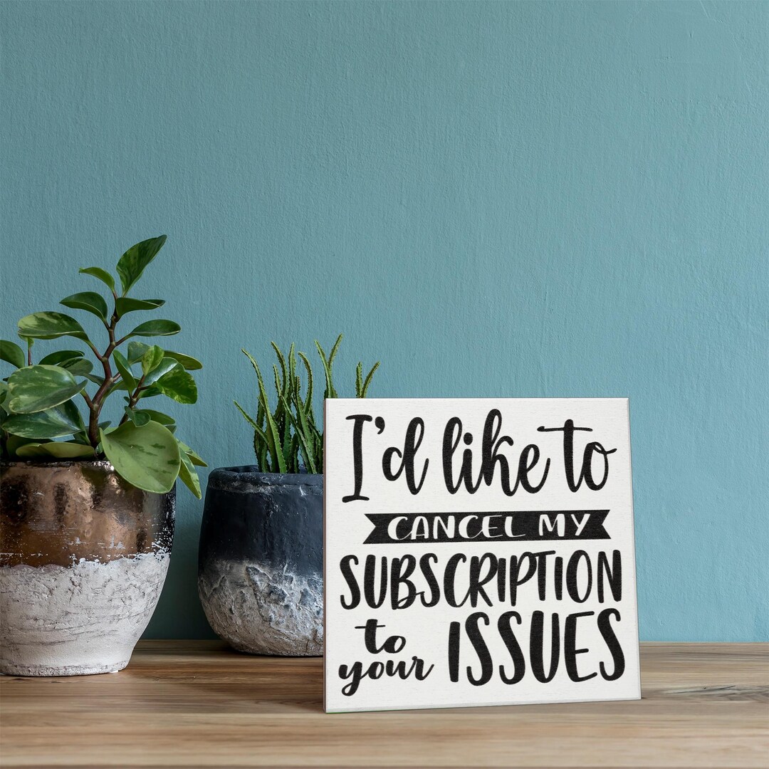 Funny Wooden Desk Sign: Sarcastic Humor, Coworker Gift - Etsy