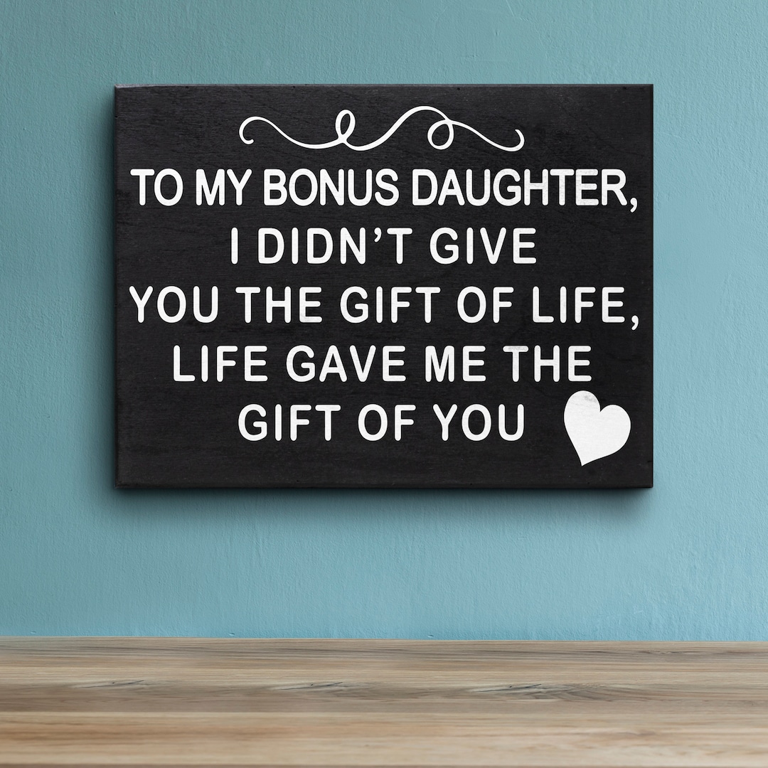 Bonus Daughter Gifts Gift for Bonus Daughter Gifts for Step Etsy