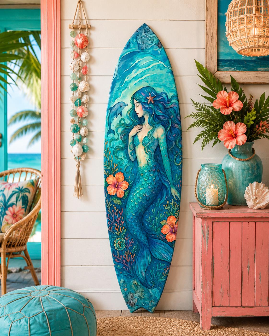 サーフィン・ボディボード spacetime surfbords mermaid Mermaid Surfboard - Etsy