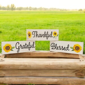 grateful thankful blessed decorations
