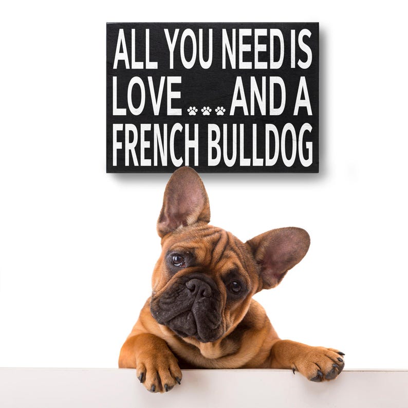 French Bulldog Wood Sign: Frenchie Dog Mom Gift image 9