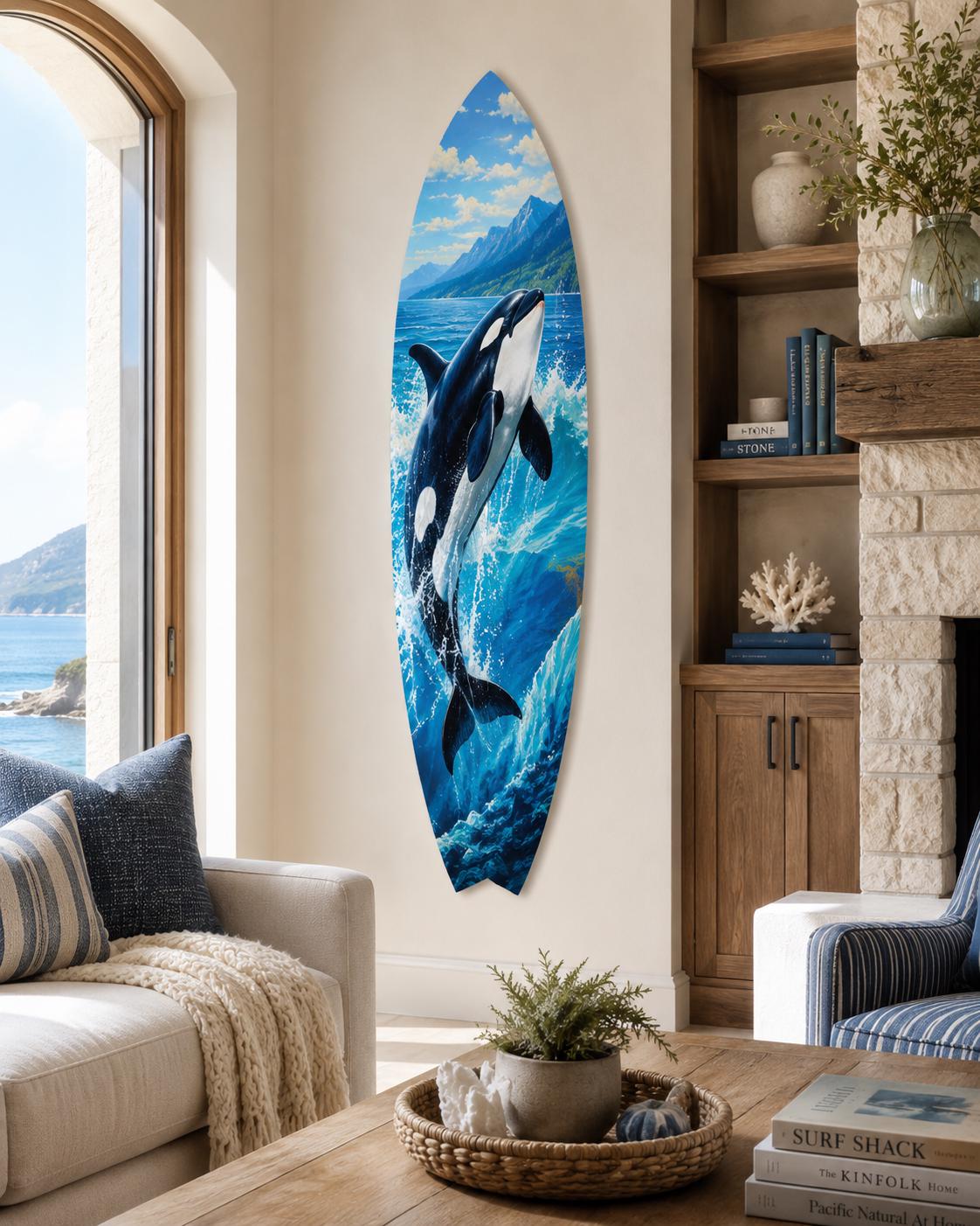 Whale Surfboard - Etsy