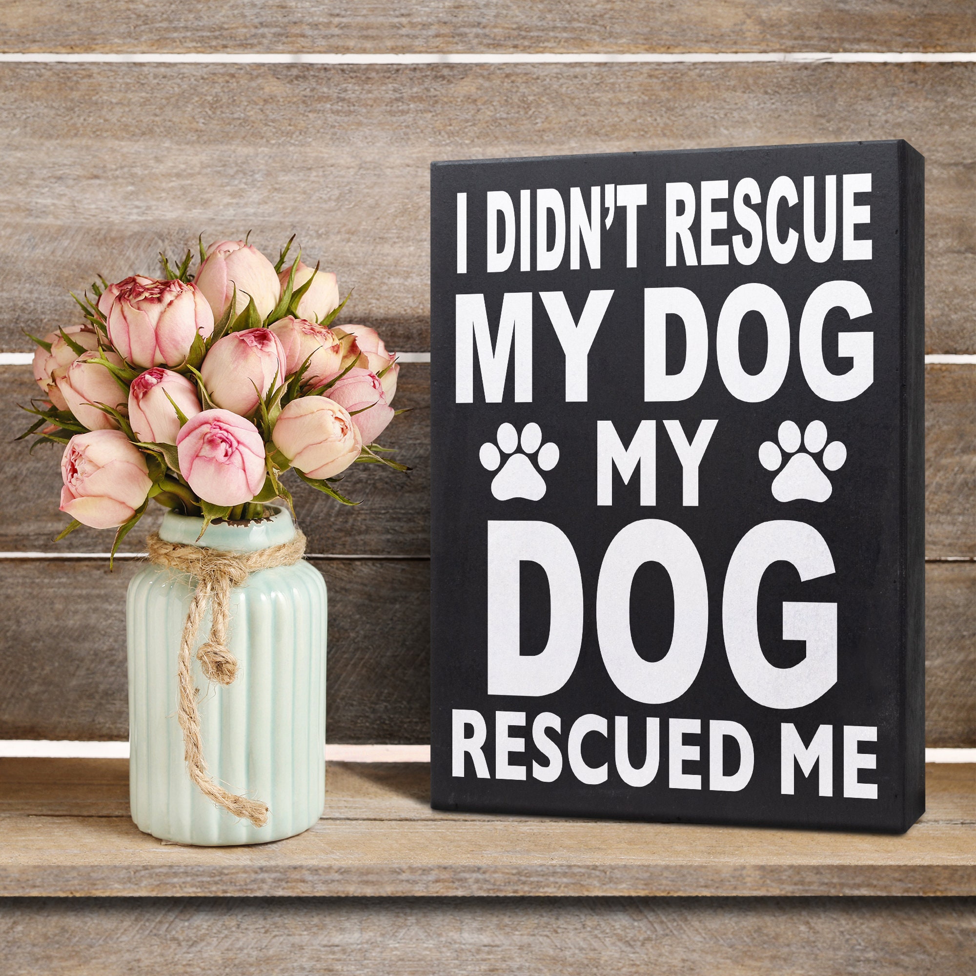 My rescue hotsell dog rescued me