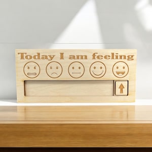 Emoji Feelings Chart, Today I Am Feeling Sign, Emotions, Classroom Decorations, School Counselor, Therapy Office Decor, Nonverbal Autism