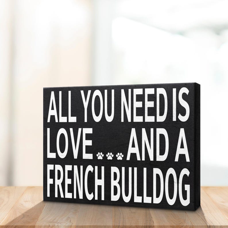 French Bulldog Wood Sign: Frenchie Dog Mom Gift image 5